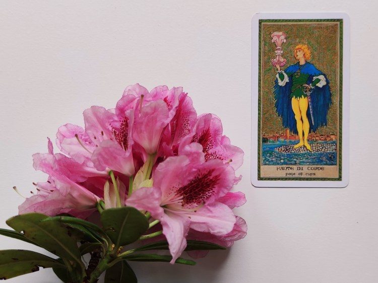 Fante di Coppe - Tarocchi di Romeo e Giulietta - L. Scapini